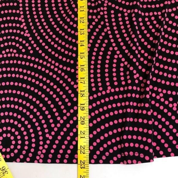 Suzie In The City Polka Dot Short Sleeve Top XL - Picture 5 of 9